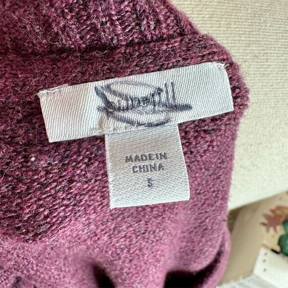 J. Jill Women's V-Neck Side Slit Pullover Sweater Purple Size S - Picture 4 of 6